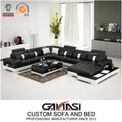 Chinese Modern Home Use Full Leather Sofa Furniture
