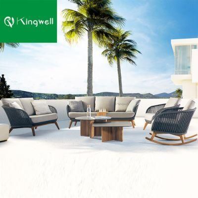 European Style Outdoor Garden Patio Hotel Resorts Lounger Sofa Furniture Set