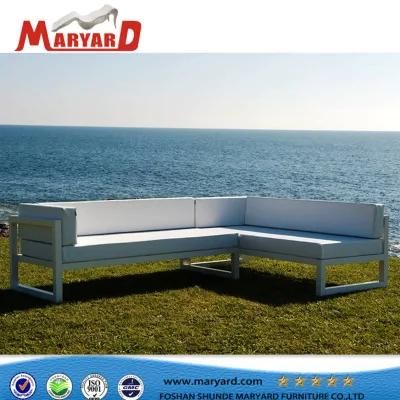 Patio Furniture Set Plastic Outdoor Furniture Powder Coated Aluminum Lounge Sofa Set