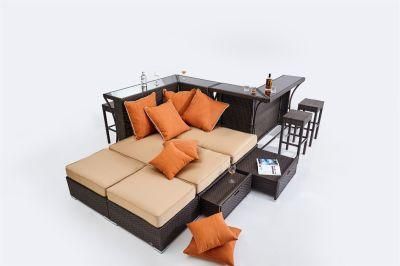 Commercial Furniture High Bistro Nightclub Patio Outdoor Family Garden Bar Table Sofa