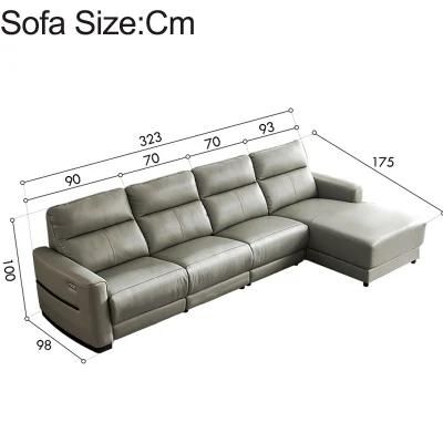 Best Selling Button Control America Style High Quality Functional Relaxing Electronic Sectional Sofa