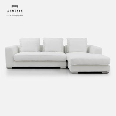 New Modern Sectional L Shape Couch Furniture Sofa