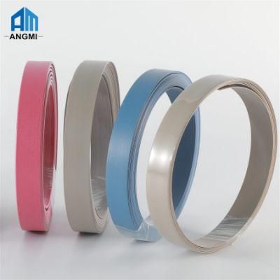 Am Plain Colour PVC Edge Banding Tape for Panel Furniture Accessory