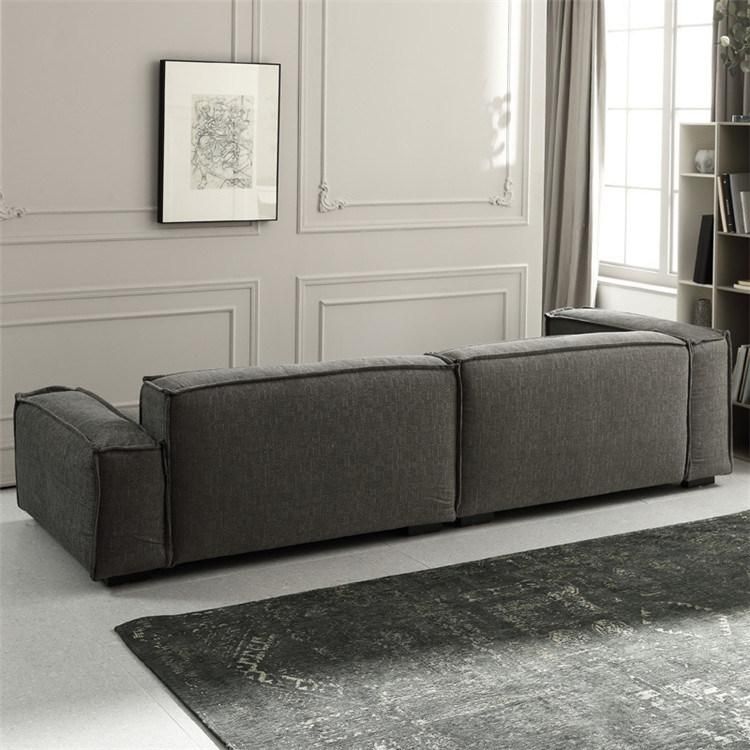 Living Room Furniture Modern Italian Style Minimalist Fabric Sofa
