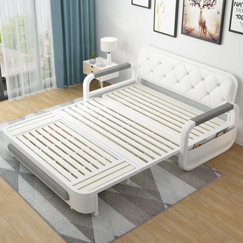 Folding Chair Sleeper Modern Wood Folding Chair Sleeper Three Seat Sofa Bed Living Room Multi-Function Divan