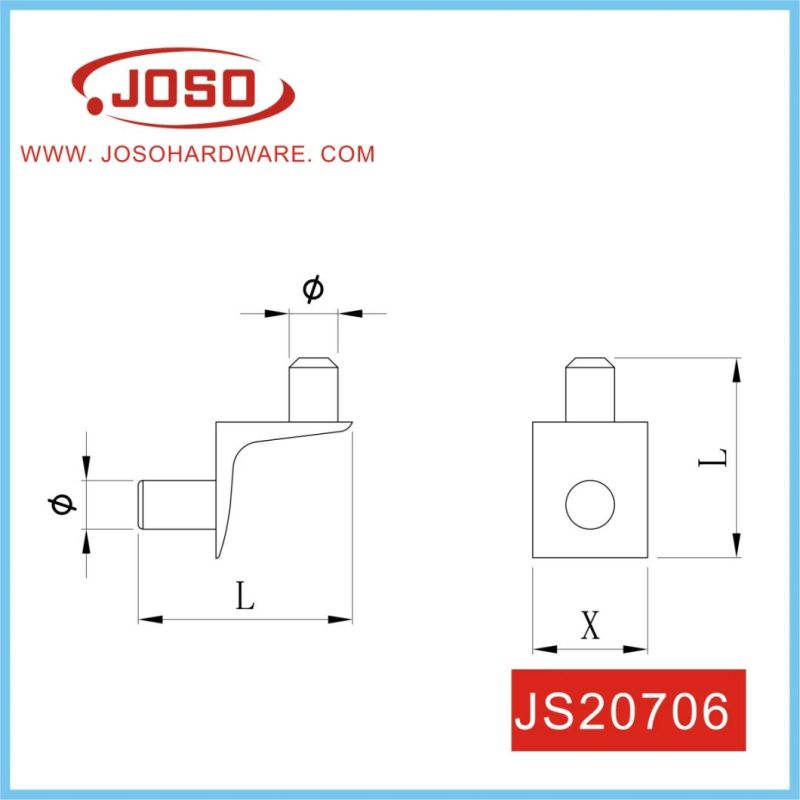 Bracket Style Cabinet Shelf Support Pegs for Kitchen