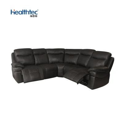 Luxury High Quality Home Living Room Electric Recliner Leather Functional Sofa Set