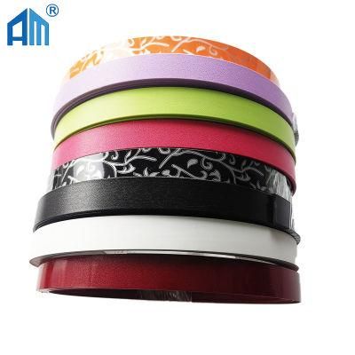 China Factory High Glossy Wood Grain PVC Tape Decoration PVC Edge Banding