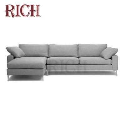 Living Room Furniture Couch Italy Modern Sofa Reclining Sectional Fabric L Shaped Corner Sofa