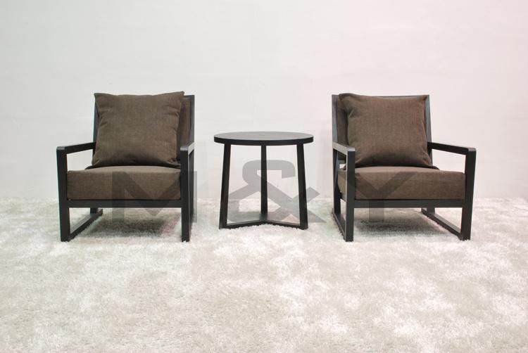 Wooden Lounge Chair Leisure Fabric Sofa Chair Nordic Hotel/Home Furniture Set