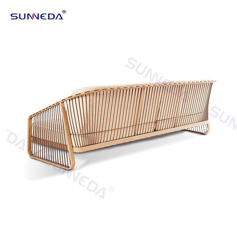 Luxury Webbing Leisure Outdoor Sofa Set Garden Furniture