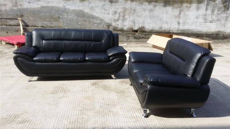 Modern Promotional PU Sofa with Large Loadability and Kd Construction for Living Room Furniture