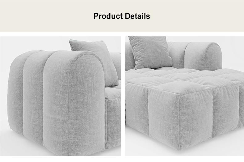 Modern 1+2 Sets Dubai Royal Luxury Furniture Fabric Sofa