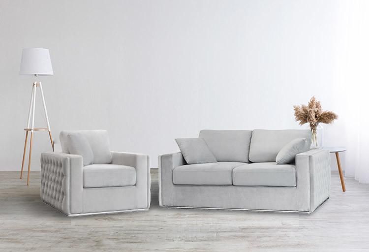 Factory Modular Best Home Velvet Furniture Sofa Living Room Set