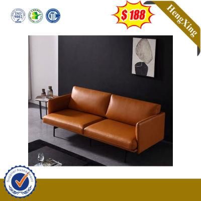 Cow Leather PU Double Sofa Set Elegant Fashion Sofa Single Sofa