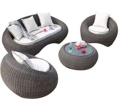 Patio Outdoor Furniture Sets Bottle Shape Rattan Garden Wicker Sofa Set