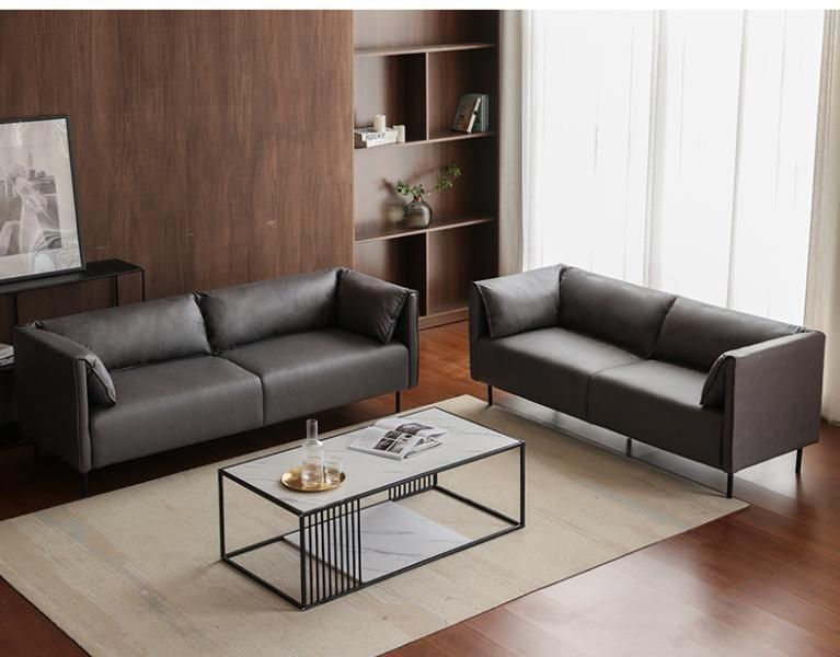 Simple Modern Nordic Light Luxury Disposable Technology Cloth Three-Seat Sofa Small Apartment Rental Room