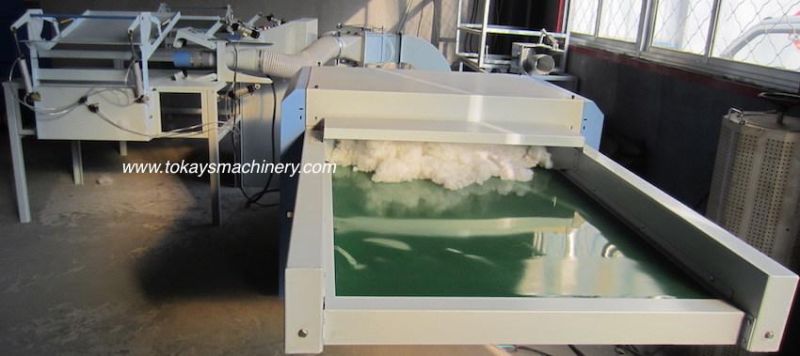 Automatic Fibre Polyester Fiber Opening Carding Pillow Cushion Sofa Filling Stuffing Making Machine for Home Textiles Production