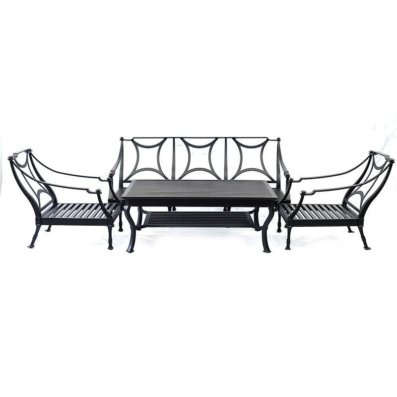 Luxury Garden Sofa Set Aluminum Outdoor Furniture