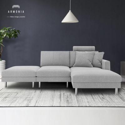 New Modern Living Room Leisure Fabric Home Furniture Sofa