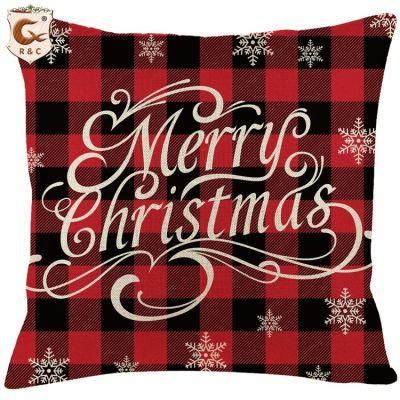 New Nordic Style Christmas Linen Hugging Pillow Case Pillow Cushion Sofa Cover Explosive Home Furnishing