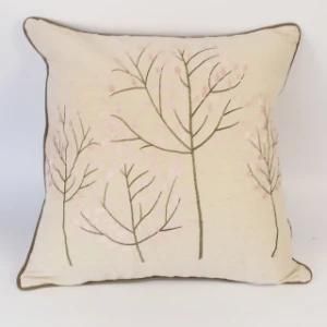 Competitive Delicate Embroidery 45X45cm Tree Sofa Cushion