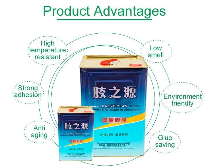 GBL Hot Selling Fast Bonding Low Odour Healthy No Benzene Good Initial Viscosity for Sponge Spray Adhesive