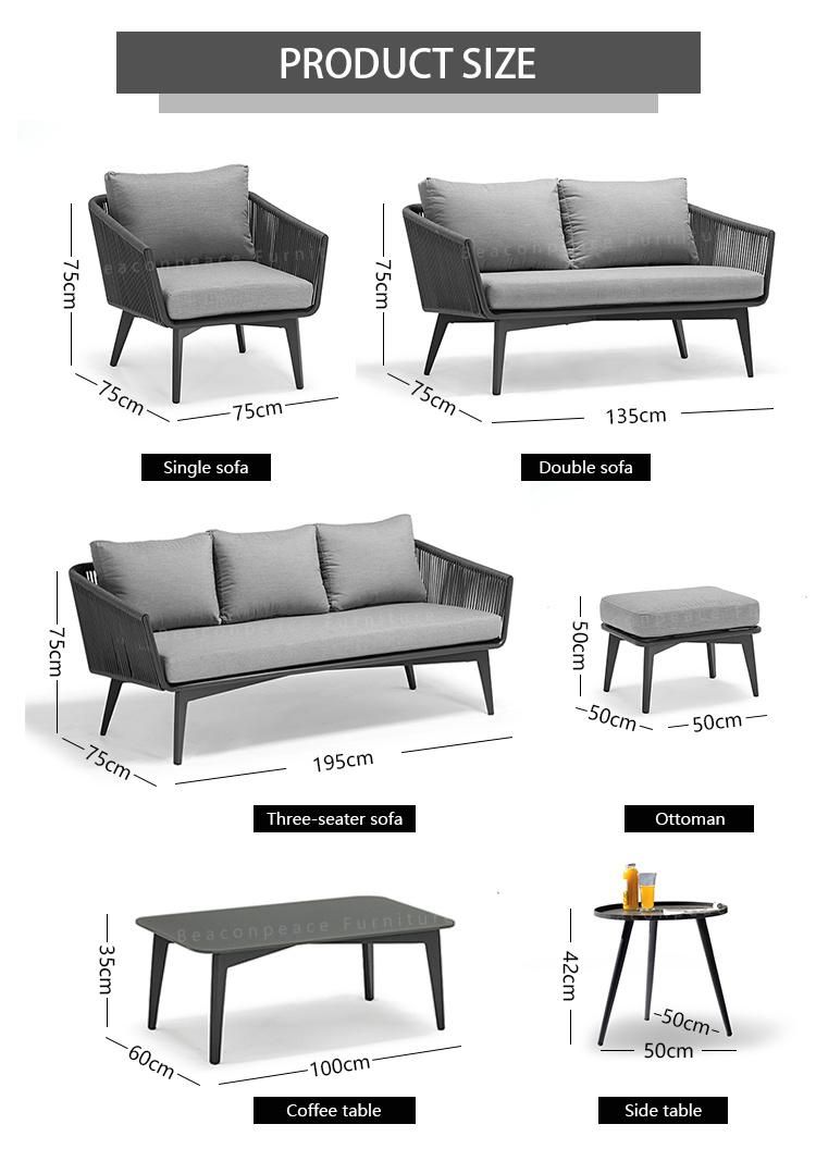 Italy Modern Design Light Luxury Living Room Home Furniture Sofa