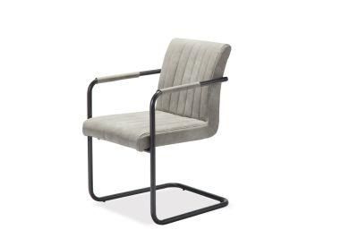 Modern Wholesale Home Living Room Office Furniture Sofa Chair Upholstered Velvet Cafe Steel Dining Chair
