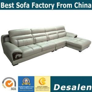 Canton Fair New Model Home Furniture Leather Sofa (A843)