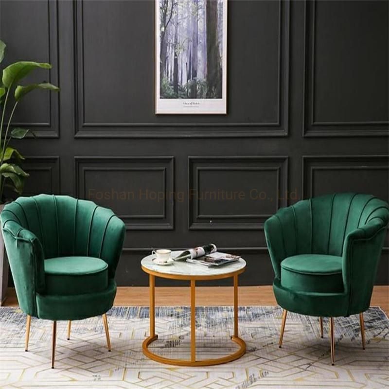 Modern Green Fabric Soft Single Double Three 1 2 3 Seaters Couch Direct Sale Salon Leather Chair Home Furniture Living Room Sofa