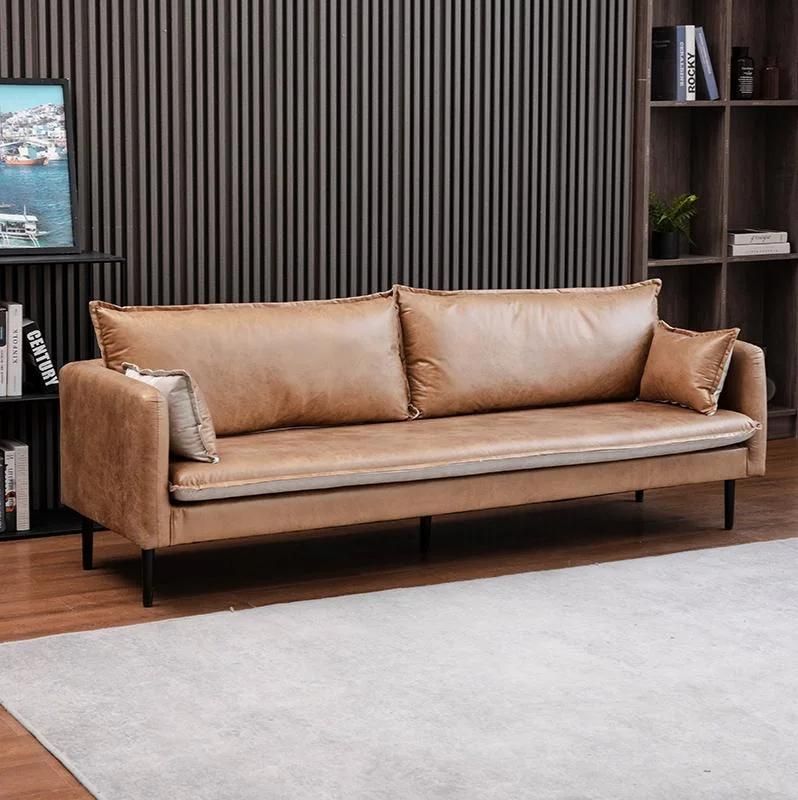 Nordic Technology Fabric Disposable Sofa Small Apartment Living Room Double