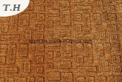 2022 Chenille Embossed Made in Brown Sofa Fabric Furniture Fabric