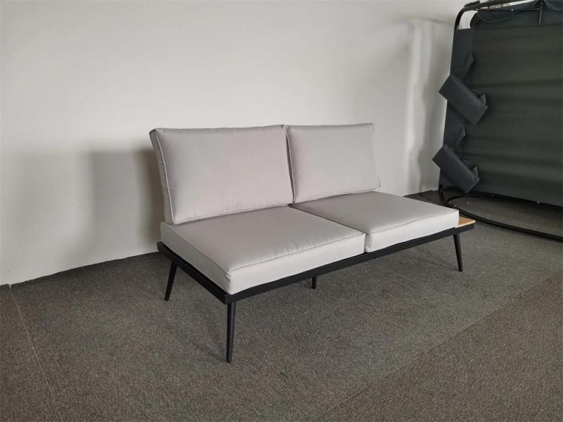 3PCS Alumi Sofa Set Garden L Shape Pario Sofa