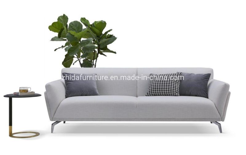 Home Furniture Living Room Metal Feet Sofa for Hotel Reception