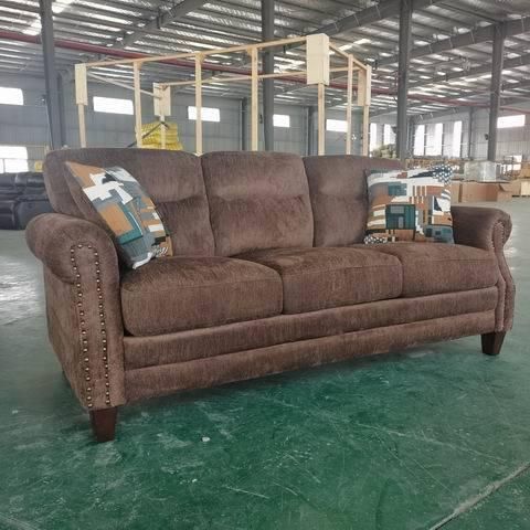 Cushion Vacuum Packed Kd Fabric Sofa for Living Room Set