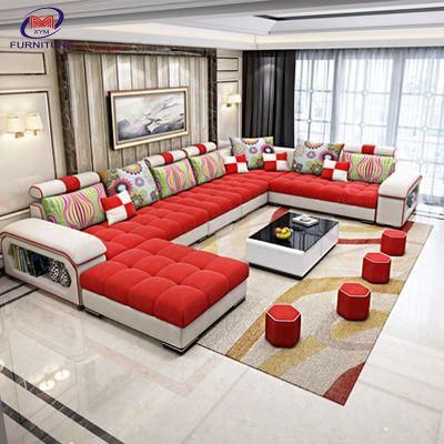 7 Seater Wholesale Italian Modern Luxury Sectional Lounge Corner Living Room Sofa