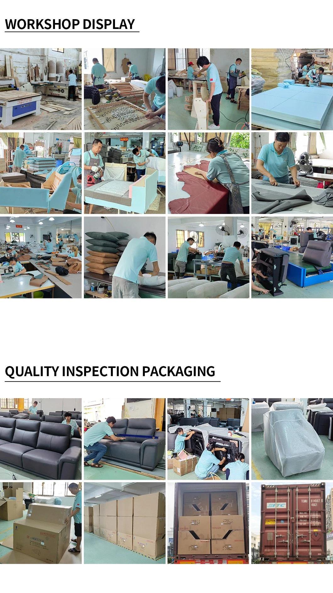 Italy Style Hot Sale Concise Premium Home Furniture Living Room Fabric Smart Recliner Latex Sofa