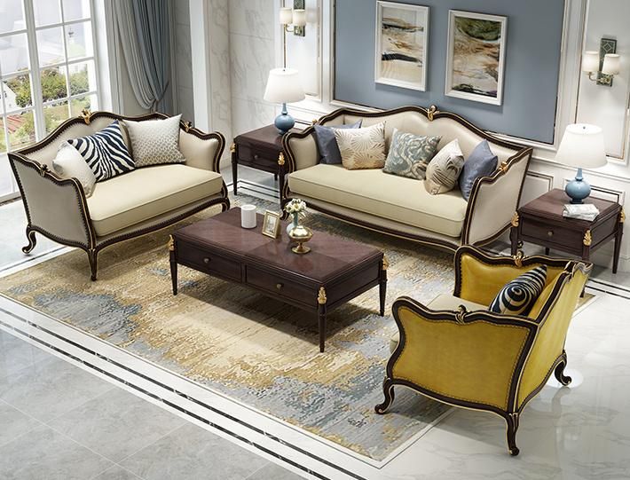 Home Sofa Furniture in Optional Sofa Couch Seats and Furniture Color