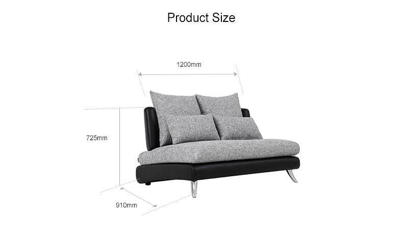 with Armrest Medium Back Furniture Modern Design Sofa Hot Sale