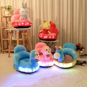 Comfortable LED Stuffed Animal Sofa Chair Comfortable Bedroom Baby Sofa