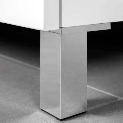 Dia 40*40mm Height-Adjustable Furniture Foot Sofa Feet Aluminium Profile Metal Table Legs