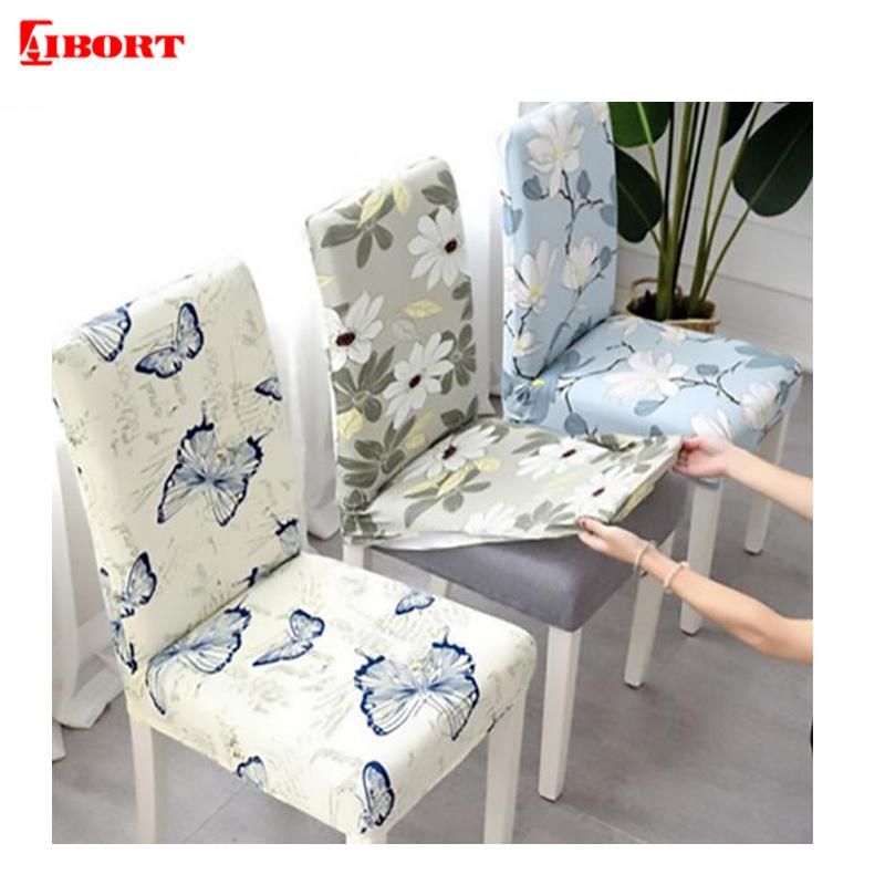 Aibort Stretch Wish Hot Sale Polyester/Spandex Dining Sofa Chair Cover
