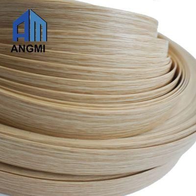 Customized Size PVC Furniture Edge Banding Tape Wood Grain/Solid Color/High Gloss for Wordwording Machinery