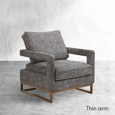 Modern Leisure Accent Chair Lounge Home Lux Furniture Contemporory Armchair to Match Living Room Sofa