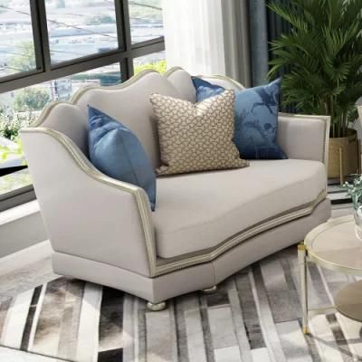 Chinese Modern High Quality Wood Single Chairs Leather Sofa Home Livingroom Furniture