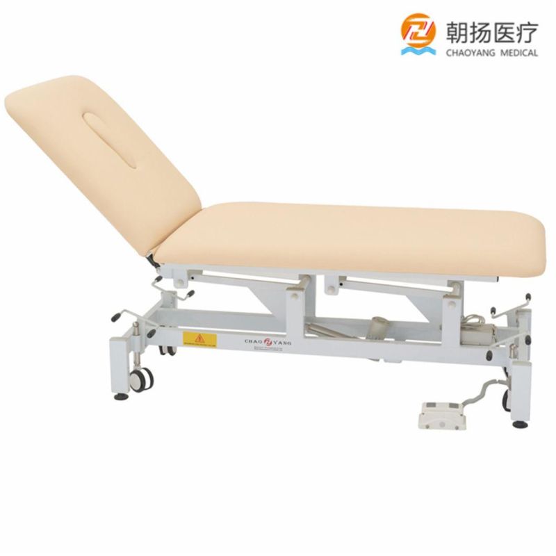 SPA Center 2 Section Portable Therapy Electric Massage Couch