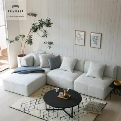 Latest Top Design Comfortable Sofa Lounge Suite Upholstered Modular Sofa