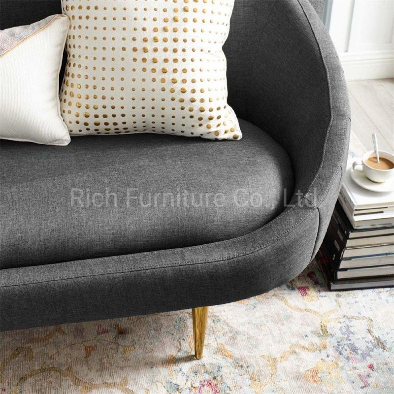 Nordic Style Hotel Lounge Furniture Fabric Sofa Set Modern Upholstery Sofa
