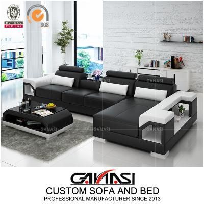 2020 New Arrival Professional Export Sectional Simple Leather Corner Sofa